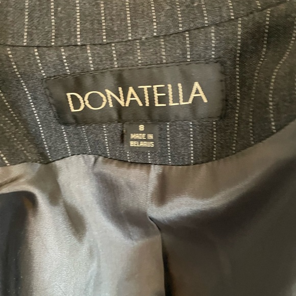Gorgeous pinstripe long jacket blazer. Donatella - Picture 6 of 6